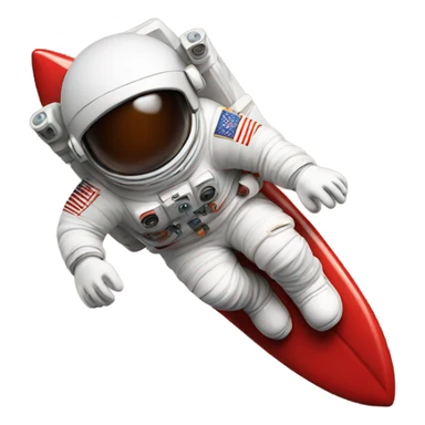 Astronaut surfing on cola  sticker