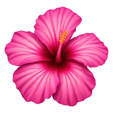 hibiscus flower pink sticker