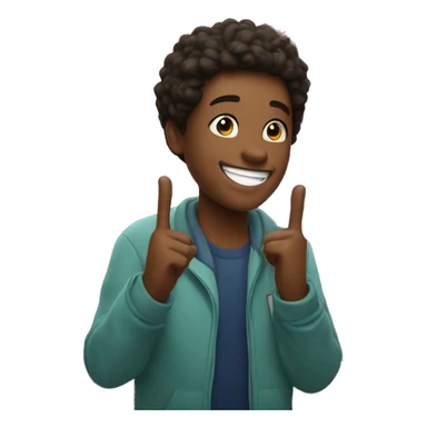 Happy moments with fireworks sticker