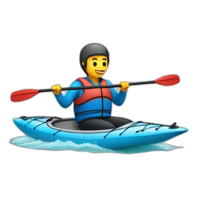 kayaking sticker