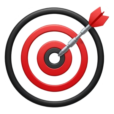 cible fléchette  sticker