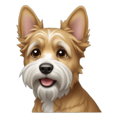 Javi Rosselló terrier volador sticker