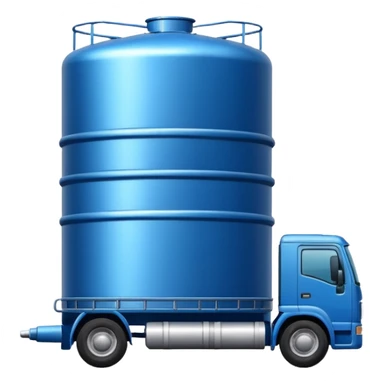 truck water tank sticker