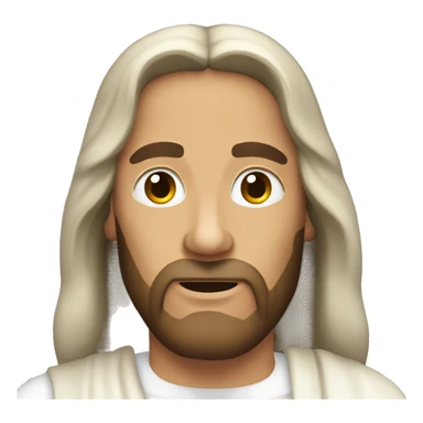 Jesus Christ saying I saw that sticker