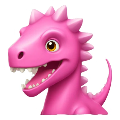 Pink dinosaurs sticker