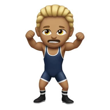 Wrestler slam sticker