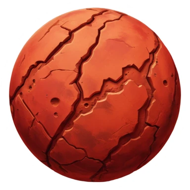 mars planet sticker
