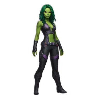 fullbody gamora marvel sticker