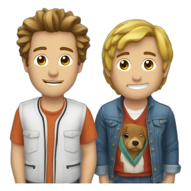 Mcfly et Carlito sticker