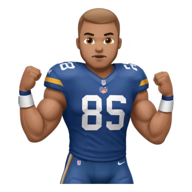 NFL players jersey sticker