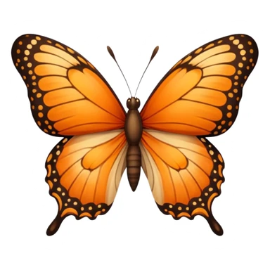 butterfly with leo print on the wings sticker