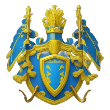 Ukrainian coat of arms Trident sticker