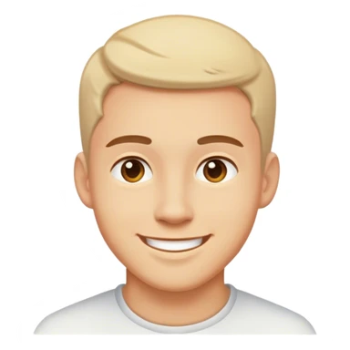 man smile, side view from 30 degree sticker