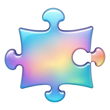 Generate an emoji that symbolizes a 'Symphony of Clarity and Elegance.' The emoji should reflect the transformation of complexity into simplicity, like a puzzle piece fitting perfectly, or a flower blooming from a tangled vine, symbolizing problem-solving and beauty. sticker