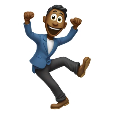 Goofy dancing  sticker