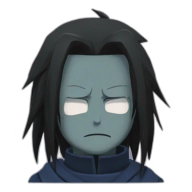 Madara uchiha face palm sticker
