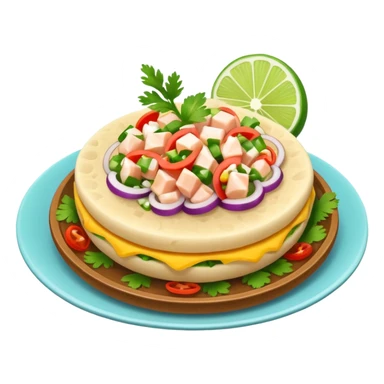 AREPA DE CEVICHE sticker