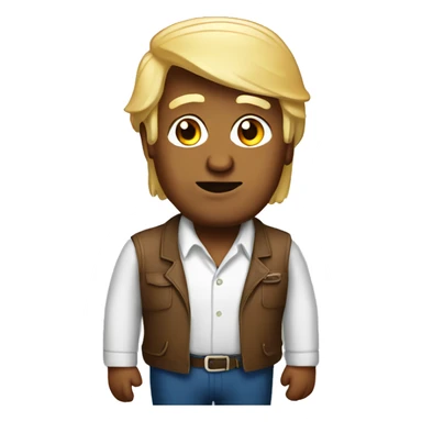 Indian Donald Trump sticker