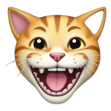 jaw -cat mewing sticker