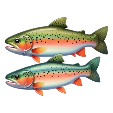 Trout sticker