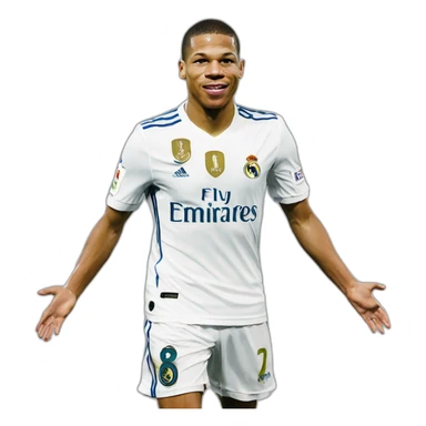 Mbappé in réal Madrid  sticker