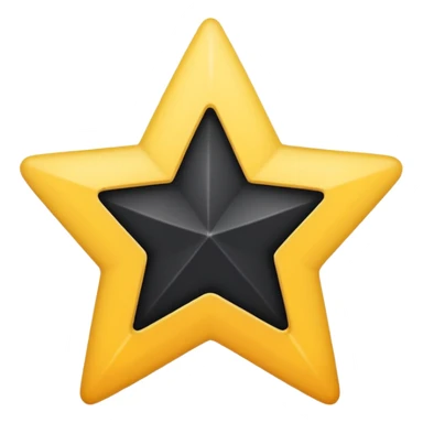 ★☆ - this shows full star and empty star but I want is first half black and second half empty sticker