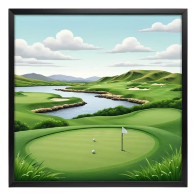 golf in scotland sticker