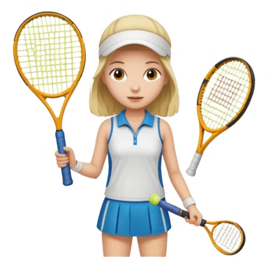 tennis girl outfit sticker