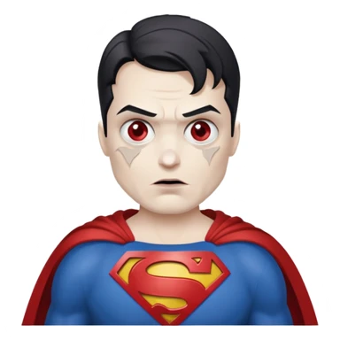 bizarro superman sticker