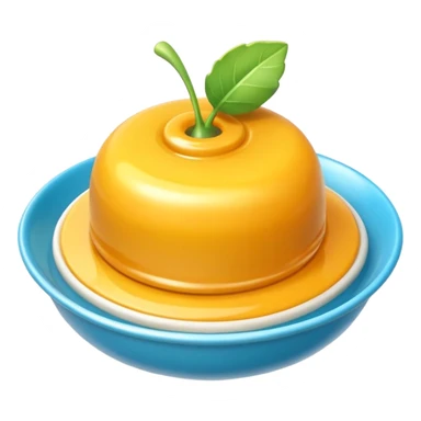 3D symbolizing discovery and curiosity, trying new things, food theme, cute and modern, soft lighting, glossy, isolated, no background
 sticker