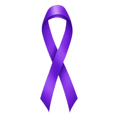 Purple Ribbon sticker