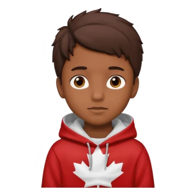 canada hood boy  sticker