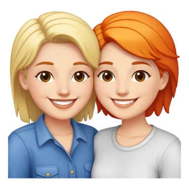 Lesbian couple sticker