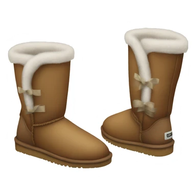 aesthetic christmas uggs sticker