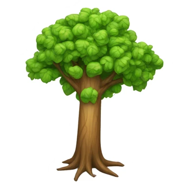 tree infused with CPU on trunk sticker