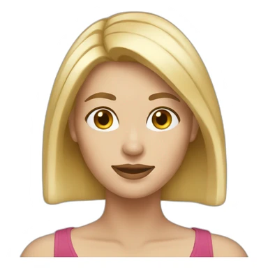 women-blondie-brunette sticker