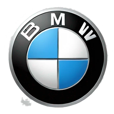 bmw logo black sticker
