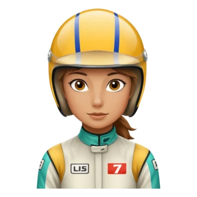 jockey girl sticker