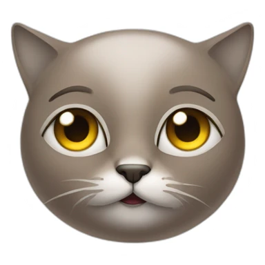 Chat, qui fait les yeux doux sticker