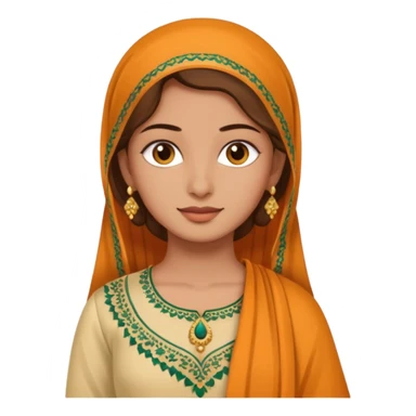 Salwaar kameez sticker