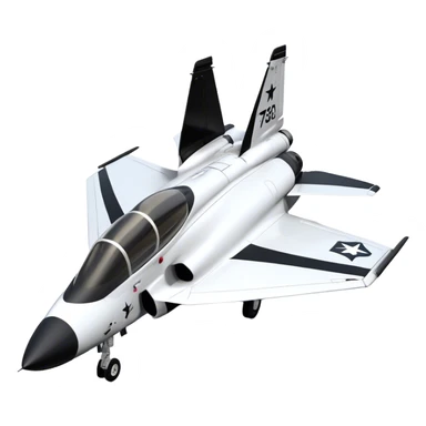 Jet Trainer - T-38 Talon - Northrop Grumman (Model Year: 2021) (Iconic colour: White and black) sticker