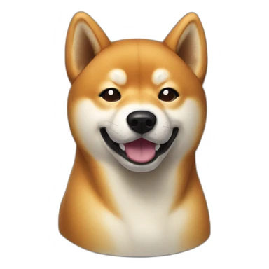 Realistic Shiba inu sticker
