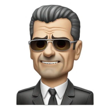 terminator mister bean sticker