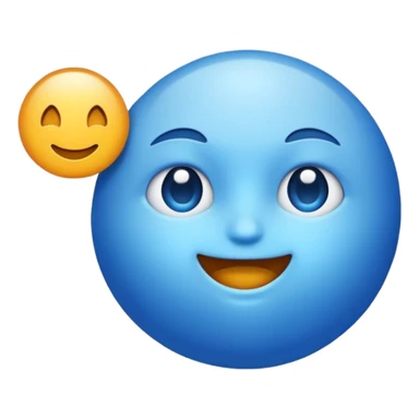 Brillante de color azul sticker