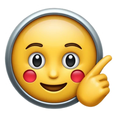 Hazme el emoji de una prensa al estilo iphone sticker