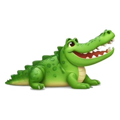 Cute crocodile with shoes  sticker