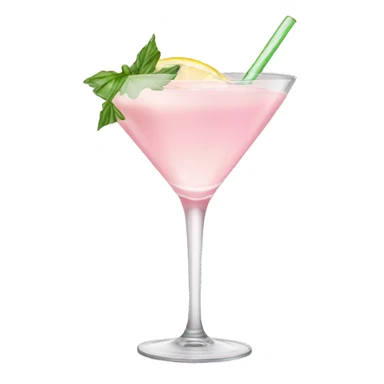 Light pink cocktail  sticker