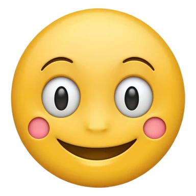 Make a emoji smile face without the eyes emoji sticker