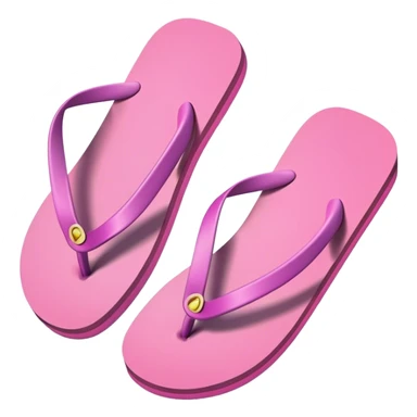 Cute beach flip flops sticker