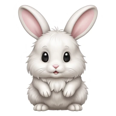 hopping bunny sticker